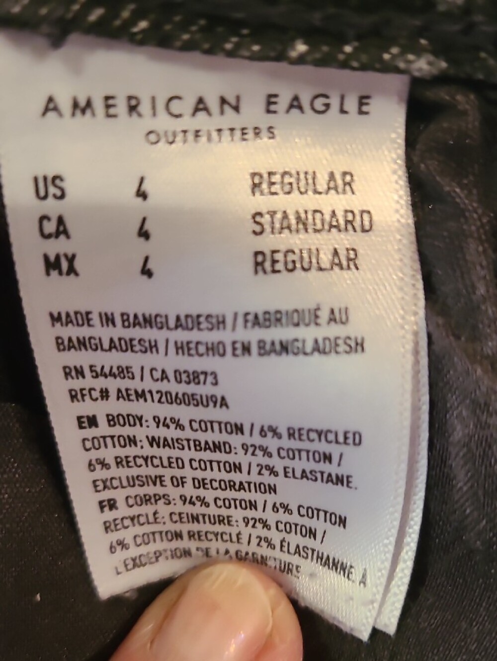 American Eagle Outfitters Boyfriend Jeans - Faded Black - Picture 4 of 11